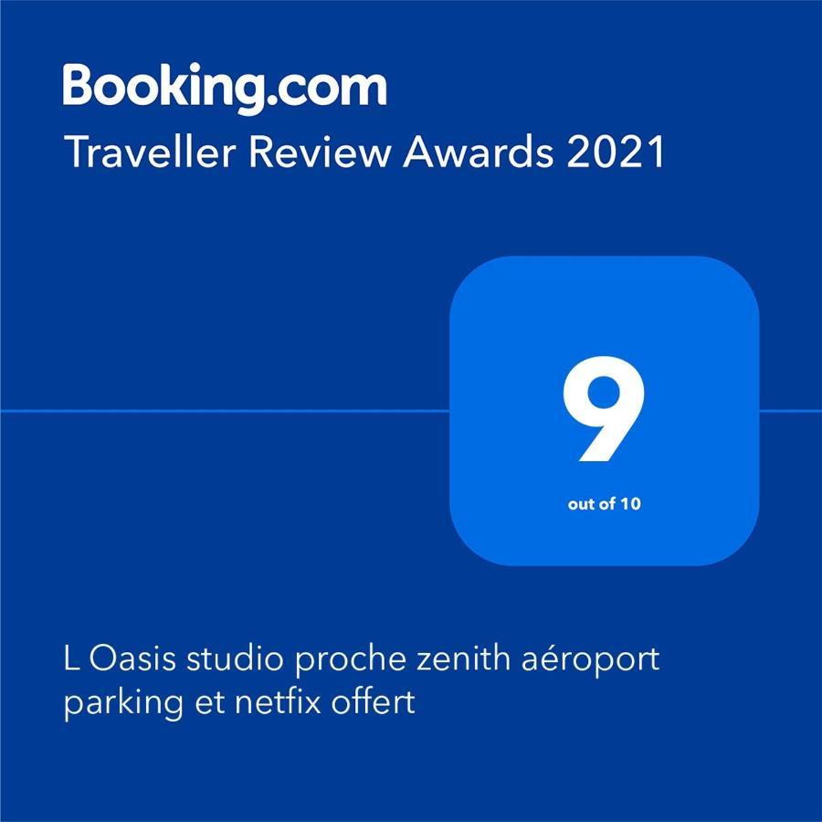 L Oasis Studio Proche Hopital Et Aeroport Piscine Parking &Netflix Toulouse Ngoại thất bức ảnh