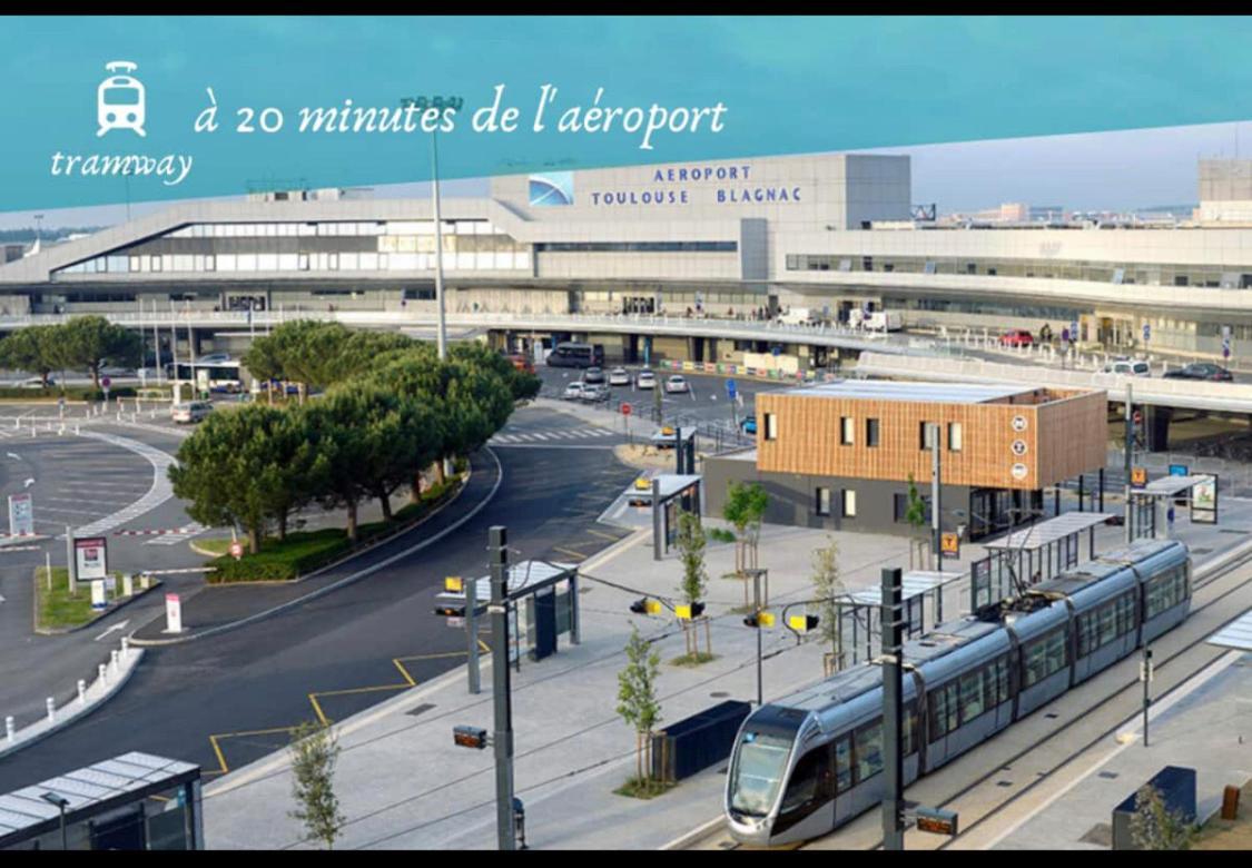 L Oasis Studio Proche Hopital Et Aeroport Piscine Parking &Netflix Toulouse Ngoại thất bức ảnh
