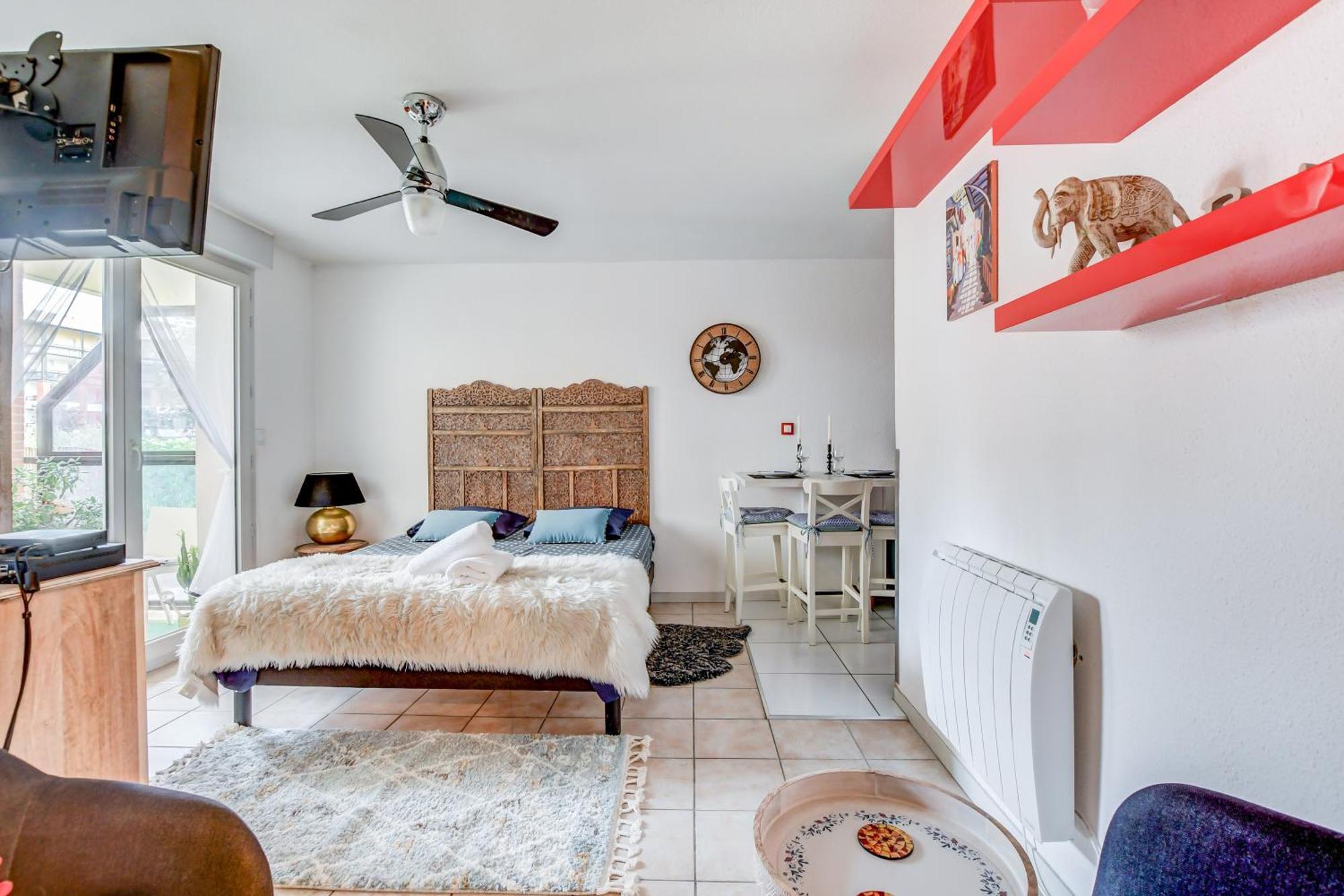 L Oasis Studio Proche Hopital Et Aeroport Piscine Parking &Netflix Toulouse Ngoại thất bức ảnh